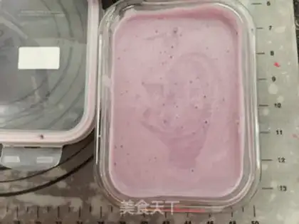 Make Blueberry ice cream step 8