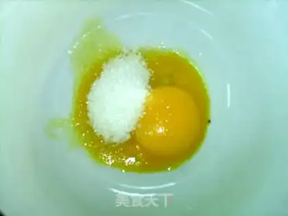 Make A sesame puff cake step 3