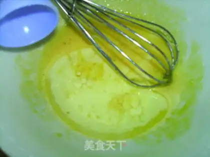 Make A sesame puff cake step 4
