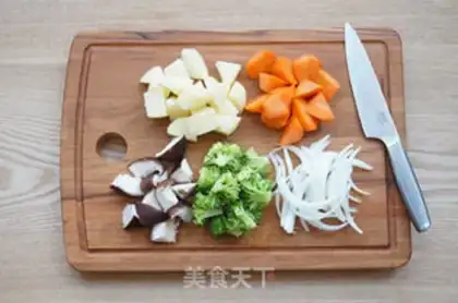 Make Vegetable curry step 2