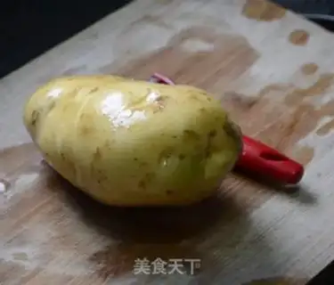 Make Gold potato cheeseball step 2