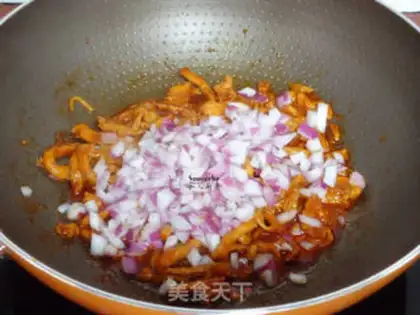 Make Chicken willow with sauce step 7