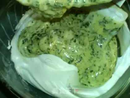 Make A sesame puff cake step 15