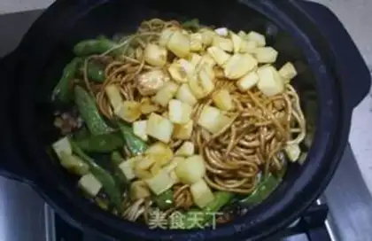 Make lentils and potatoes step 14