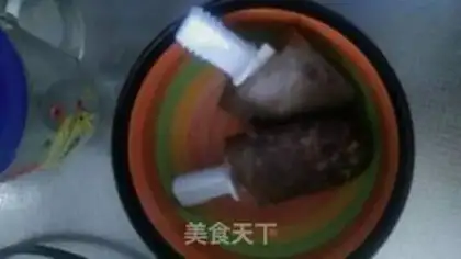 Make Red Bean Popsicle step 2