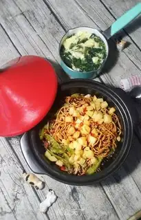 Make lentils and potatoes step 20