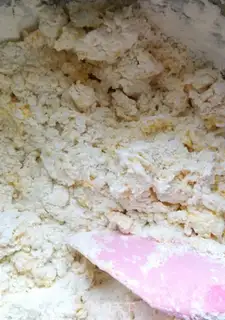 Make Old Northeast hair cookie step 1