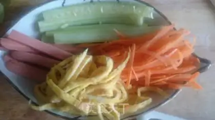 Make The veggies step 1
