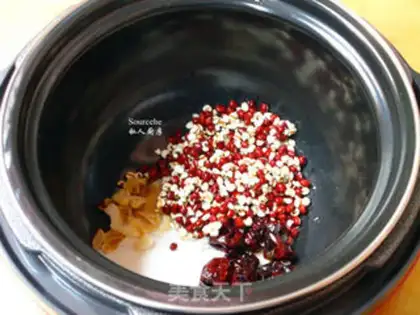 Make Cold summer porridge step 1