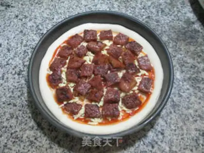 Make Black pepper steak pizza step 6