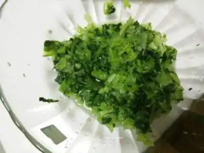 Make Little oily seameat step 2