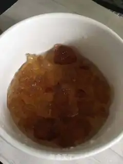 Make Peach and silver spoons step 1