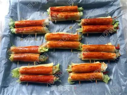 Make Vegetable rolls step 9