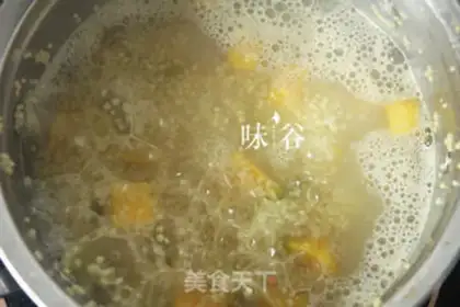 Make Pumpkin porridge step 3