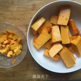 Make Cheese and pumpkin step 1