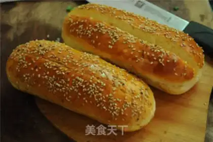 Make Bean sesame hot dog step 14