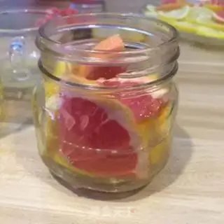 Make # Honey and fruit # step 2