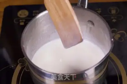Make Fresh milk pudding step 2