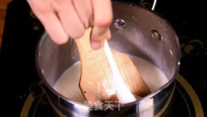 Make Fresh milk pudding step 3