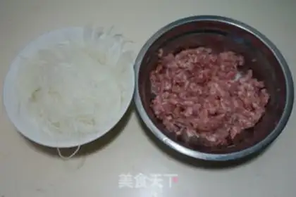 Make Meat powder fan dolls step 1