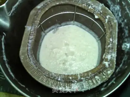 Make Peanut Mountain bean milk step 10