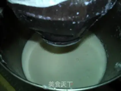Make Peanut Mountain bean milk step 11