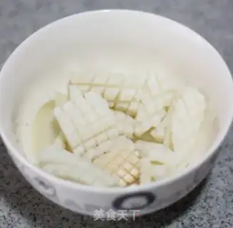 Make Fresh squid eggs step 1