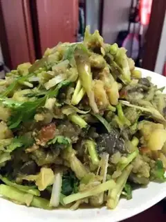 Make Mashed potatoes, eggplant, northeast step 0