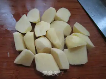 Make Pumpkin with potatoes step 1