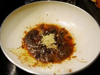 Make Red oil tofu step 4
