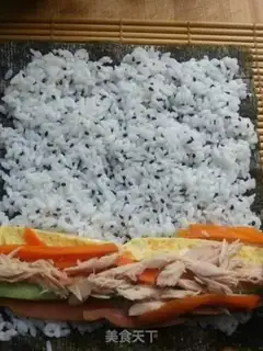 Make The temptation of sushi step 7