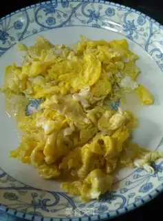 Make Smelt fried eggs step 3