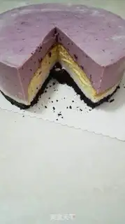 Make Four blueberry cheese mousse step 22