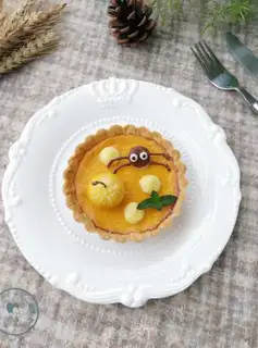 Make The lemon pumpkin cheese tower step 11