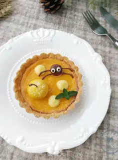 Make The lemon pumpkin cheese tower step 12