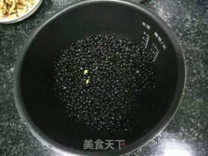 Make Glycerine black beans step 0