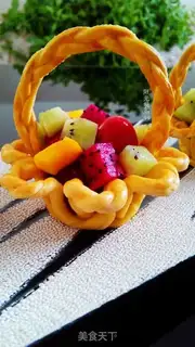 Make Fruit basket bread step 15