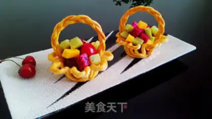 Make Fruit basket bread step 16