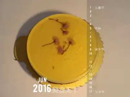 Make Mango cherry blossom mousse step 17