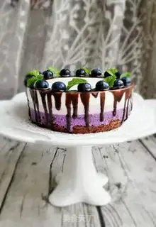 Make Blueberry yogurt mousse step 11