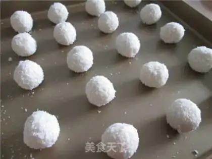 Make Protein coconut ball step 6