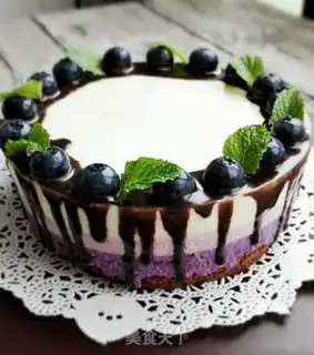 Make Blueberry yogurt mousse step 14