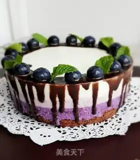 Make Blueberry yogurt mousse step 15