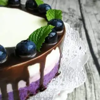 Make Blueberry yogurt mousse step 16