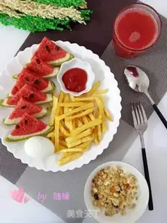 Make Pocket watermelon breakfast step 14