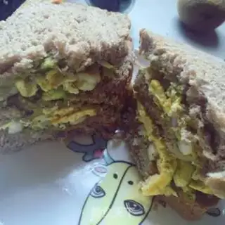 Make Butter egg sandwich step 5