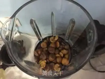 Make Montblanc chestnut cake step 7