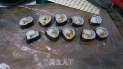 Make Homemade sushi step 4