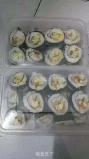 Make Homemade sushi step 5