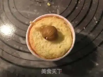 Make Montblanc chestnut cake step 12